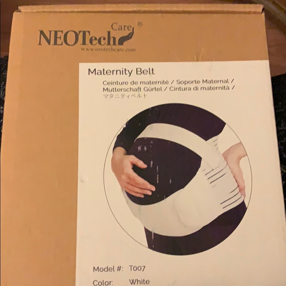 NWT NeoTech Maternity Belt large white sealed